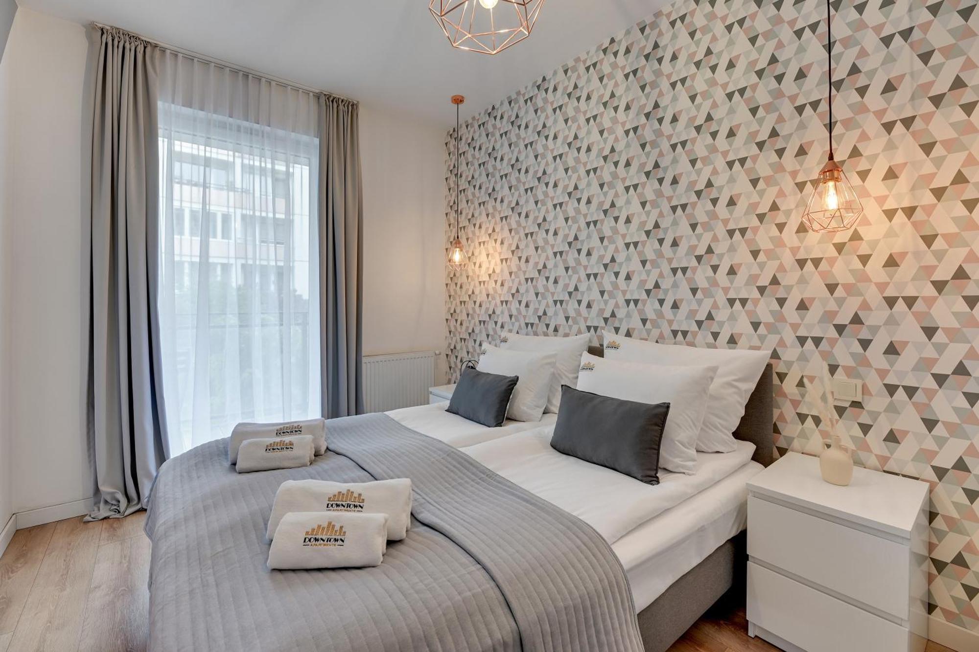 City Center Nowa Grobla Apartments & Parking By Downtown Apartments Gdańsk Rum bild
