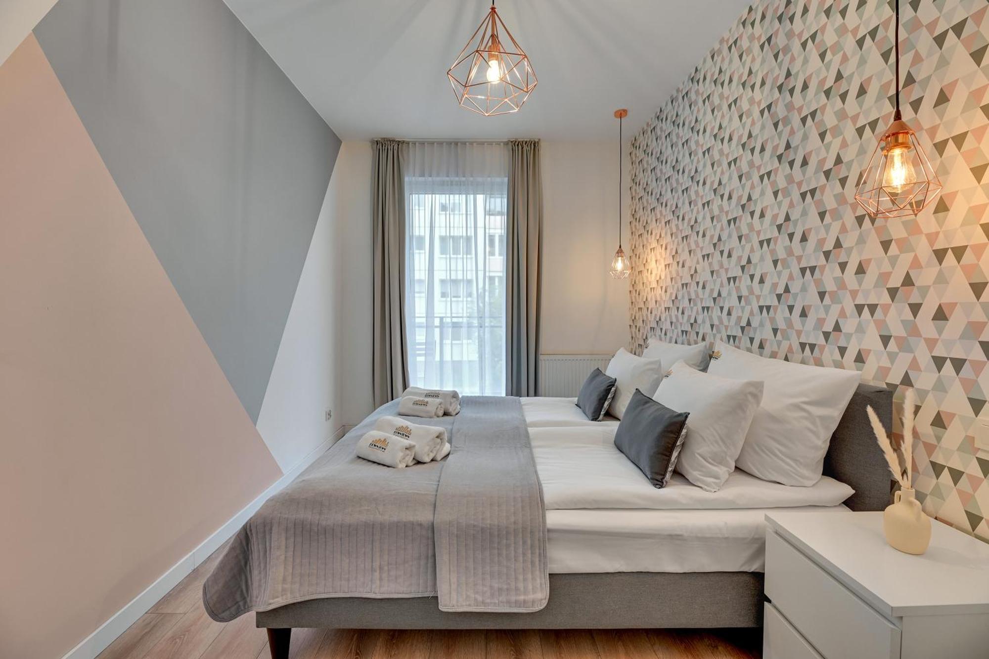 City Center Nowa Grobla Apartments & Parking By Downtown Apartments Gdańsk Rum bild